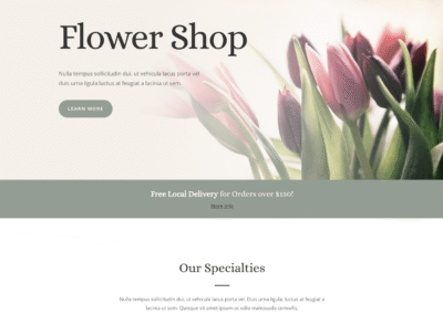 Tienda floristeria